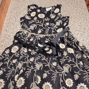 Black and Cream Dress